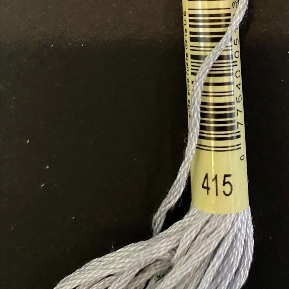 DMC Embroidery Floss In Grey New
